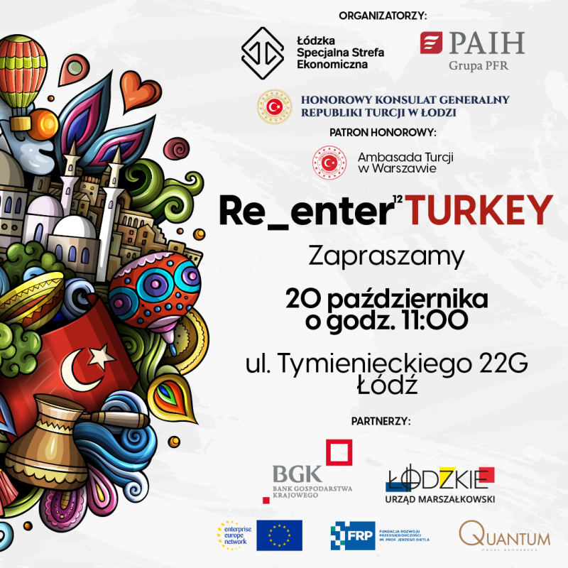 Spotkanie Re_Enter Turkey dla przedsiębiorców w Łodzi
